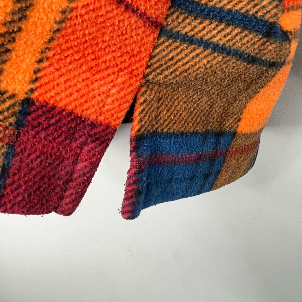 Liz Claiborne Lizwear Pullover Sweater Petite M Autumn Fall Cozy Cabin Plaid - Picture 3 of 5